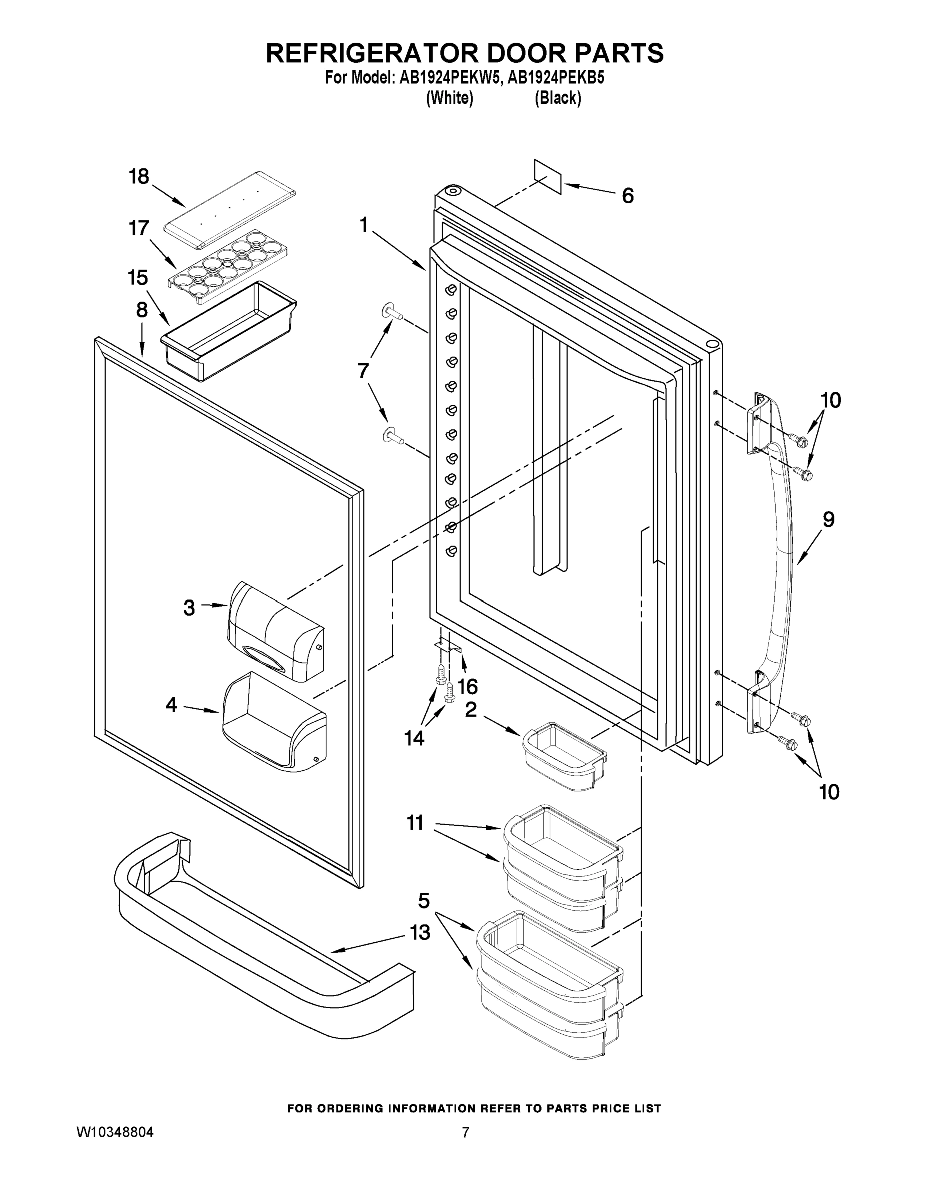 04 - REFRIGERATOR DOOR PARTS