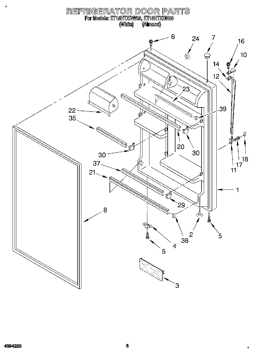 04 - REFRIGERATOR DOOR