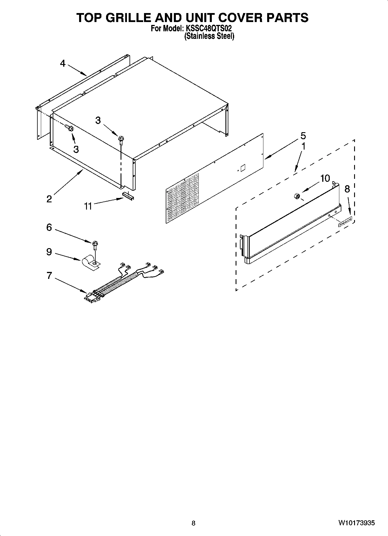06 - TOP GRILLE AND UNIT COVER PARTS