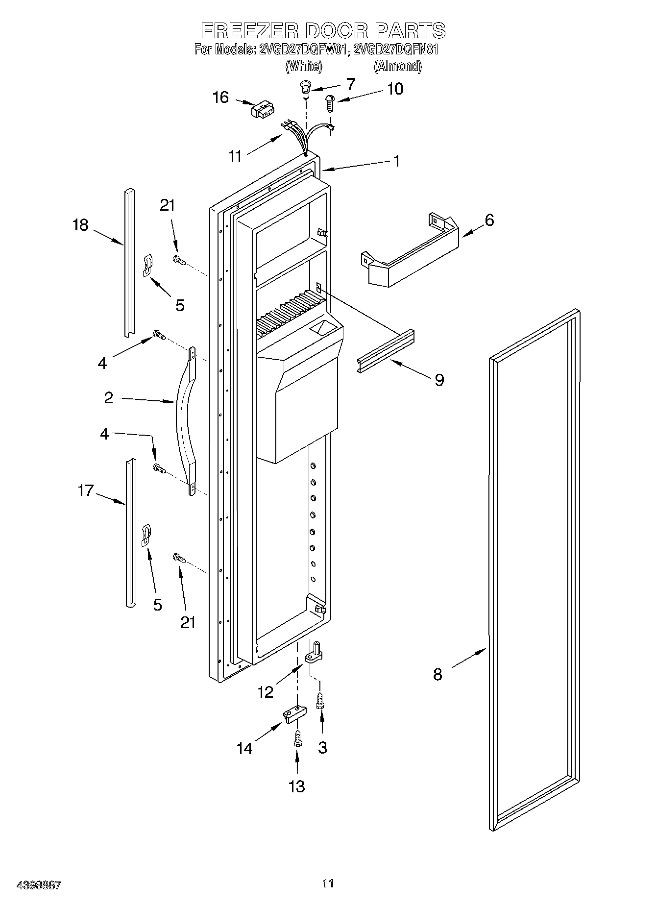 07 - FREEZER DOOR