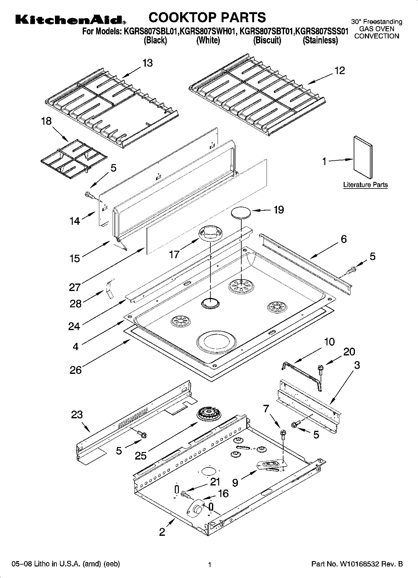 01 - COOKTOP PARTS