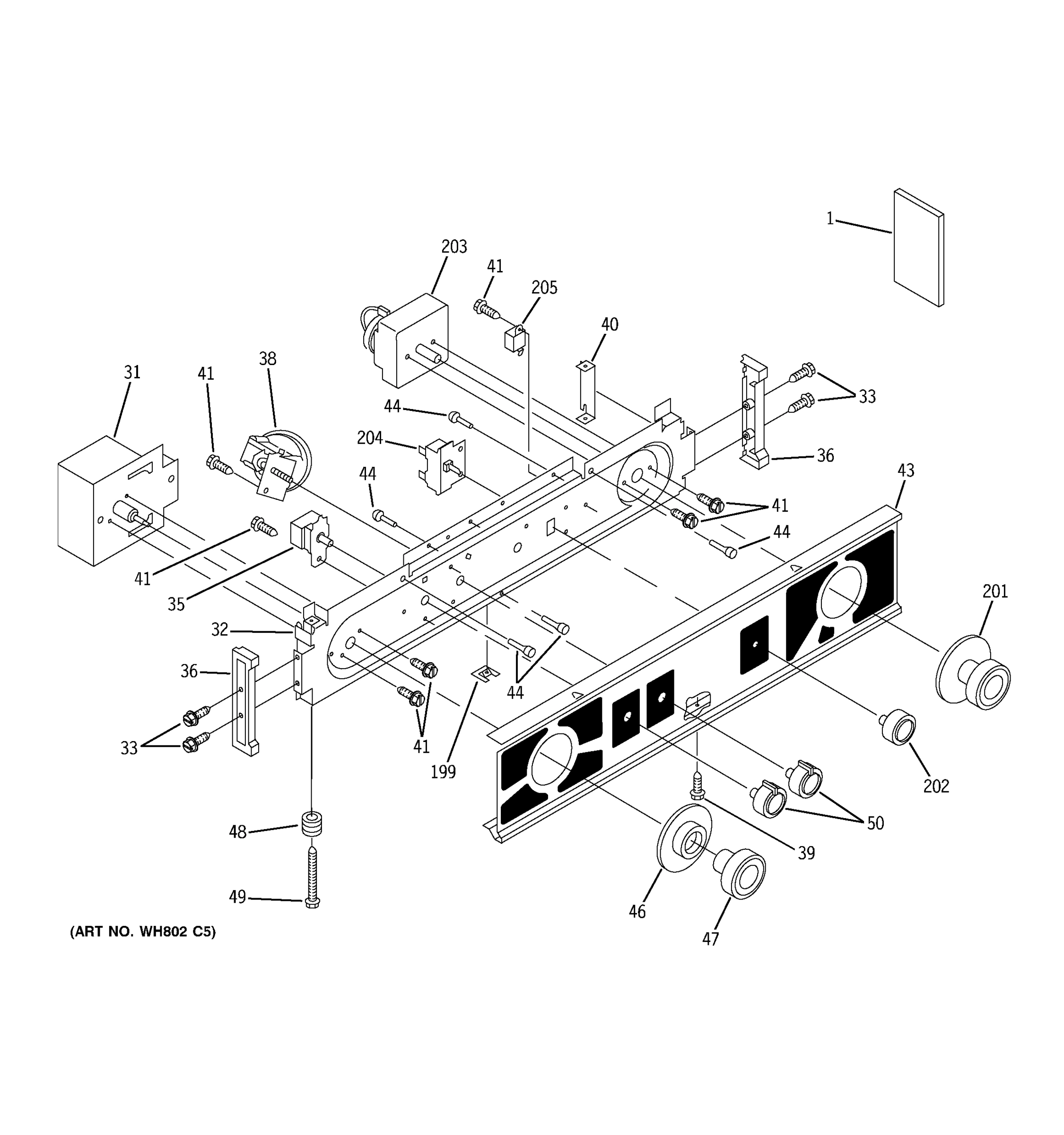 WASHER/DRYER CONTROL PANEL