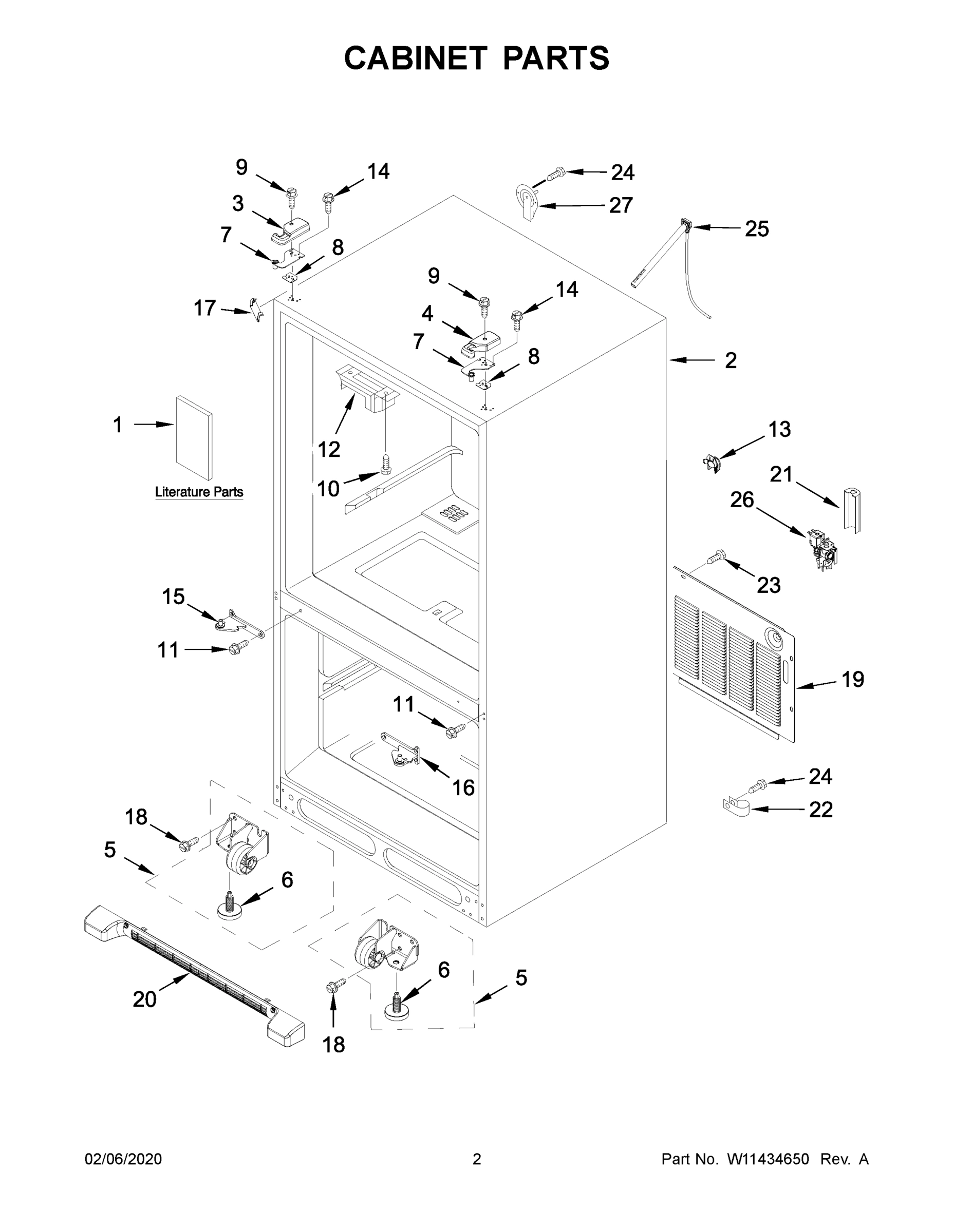 02 - CABINET PARTS