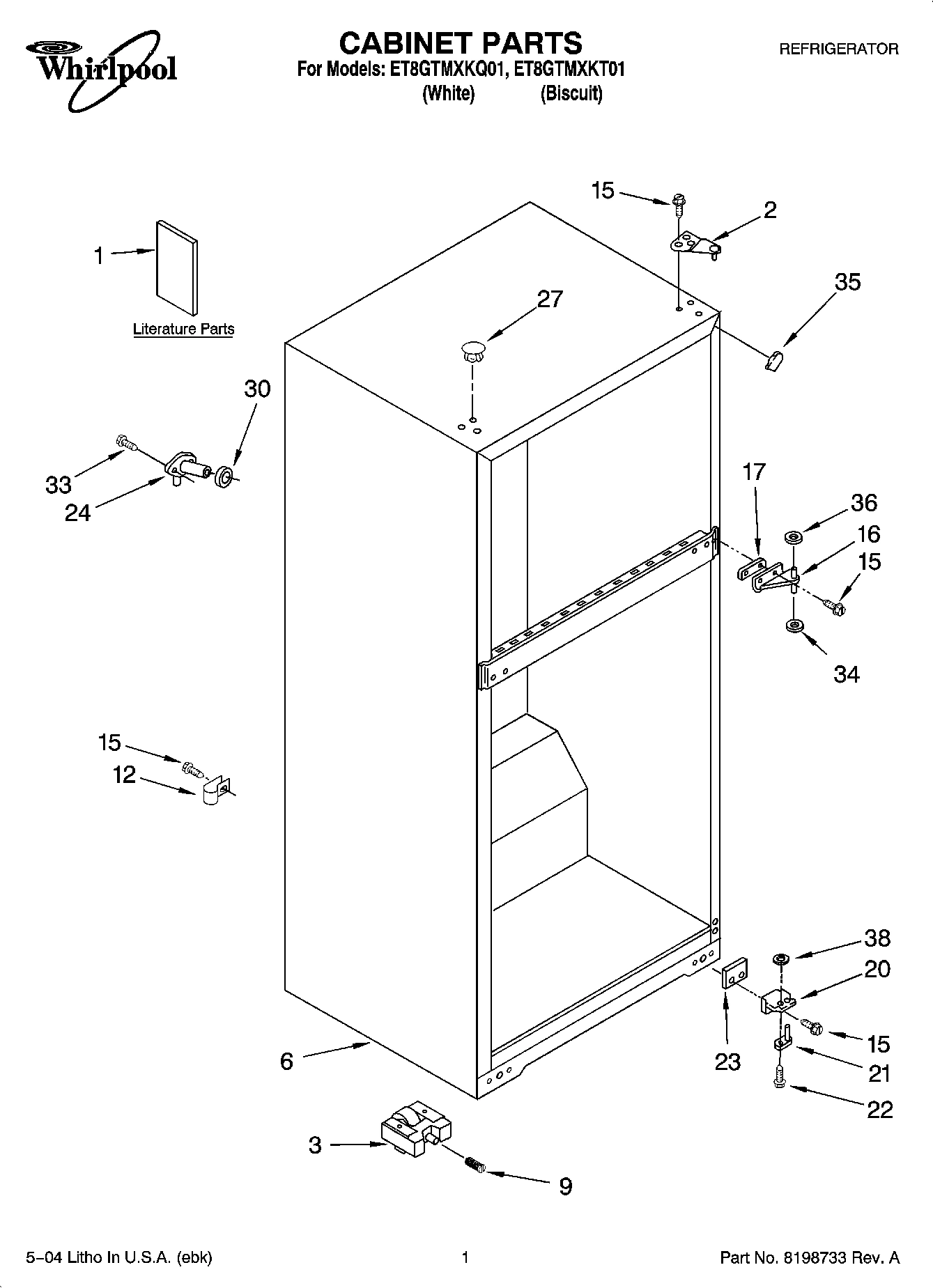 01 - CABINET PARTS