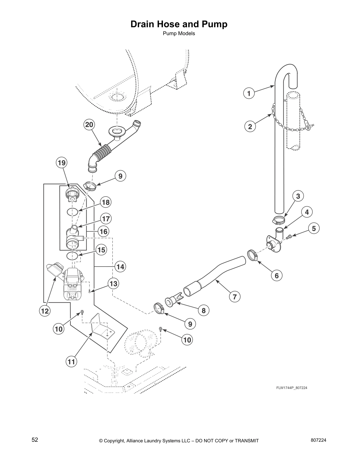 Drain Hose and Pump