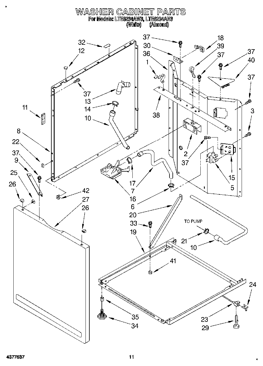 07 - WASHER CABINET