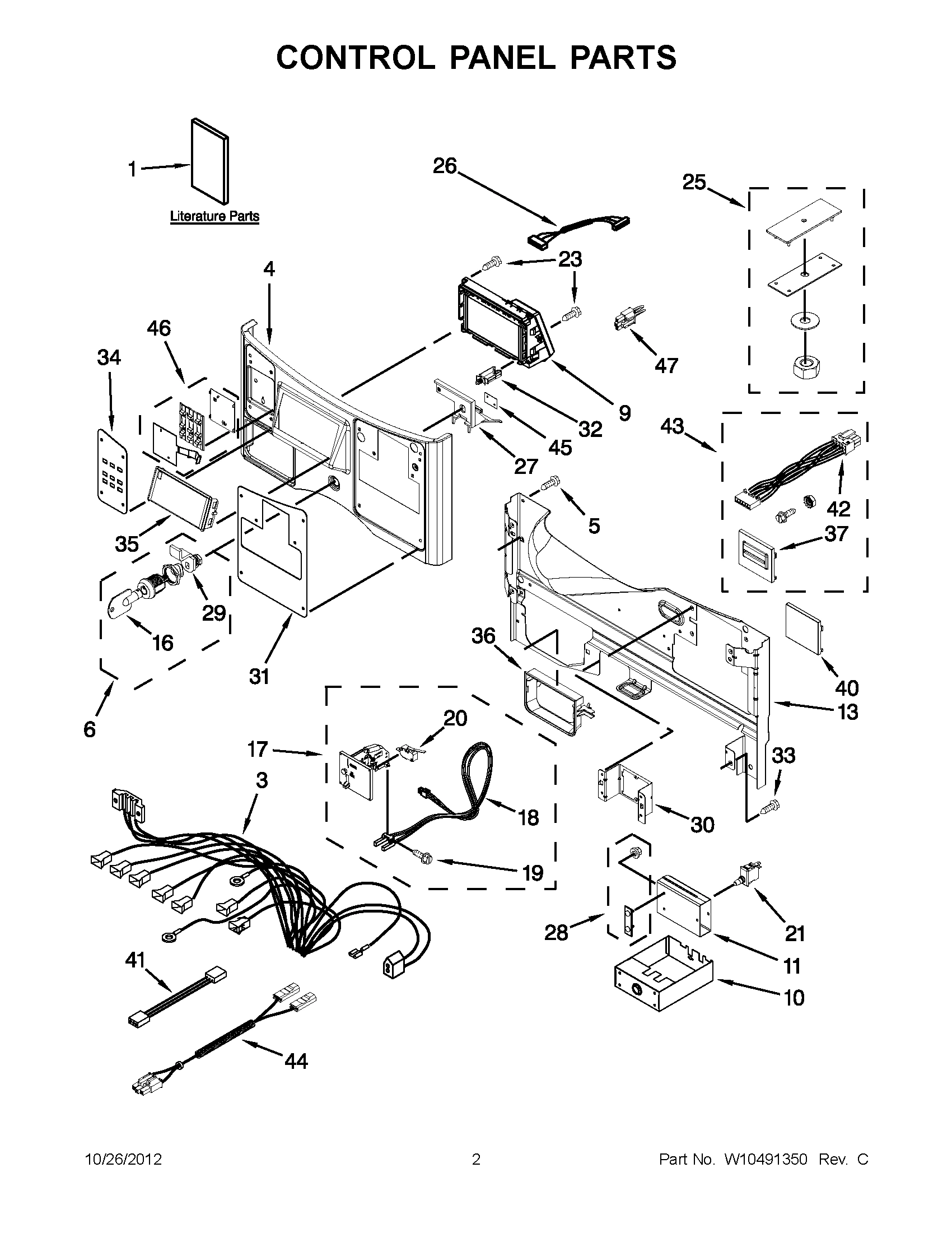 01 - CONTROL PANEL PARTS