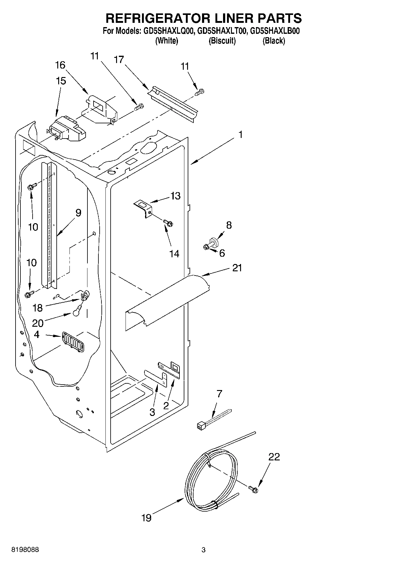 02 - REFRIGERATOR LINER