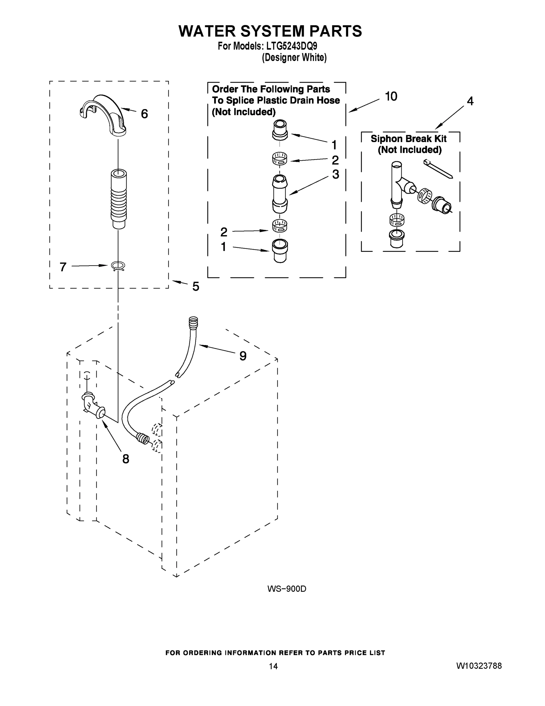 11 - WATER SYSTEM PARTS