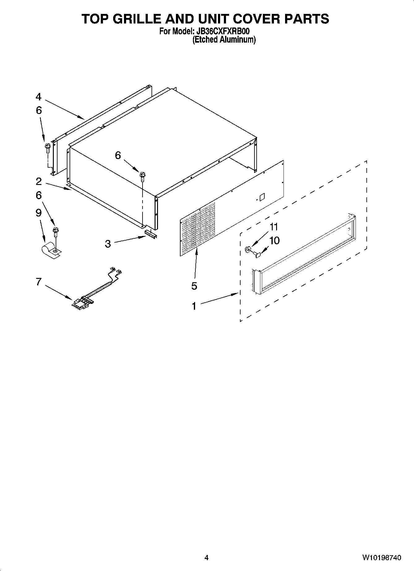 03 - TOP GRILLE AND UNIT COVER PARTS