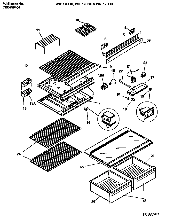 04 - SHELVES, CONTROLS, DIVIDER, MULLION