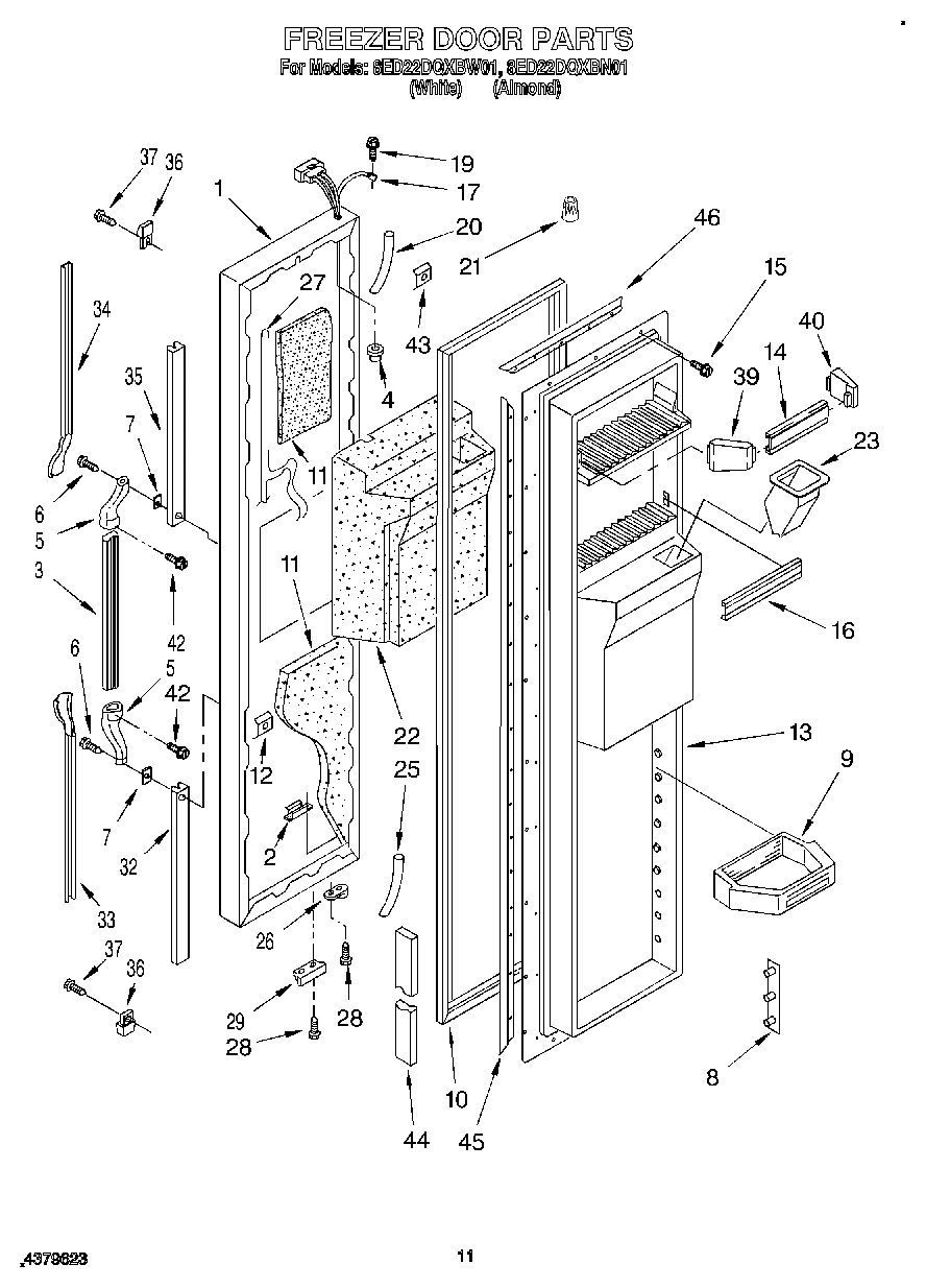 08 - FREEZER DOOR