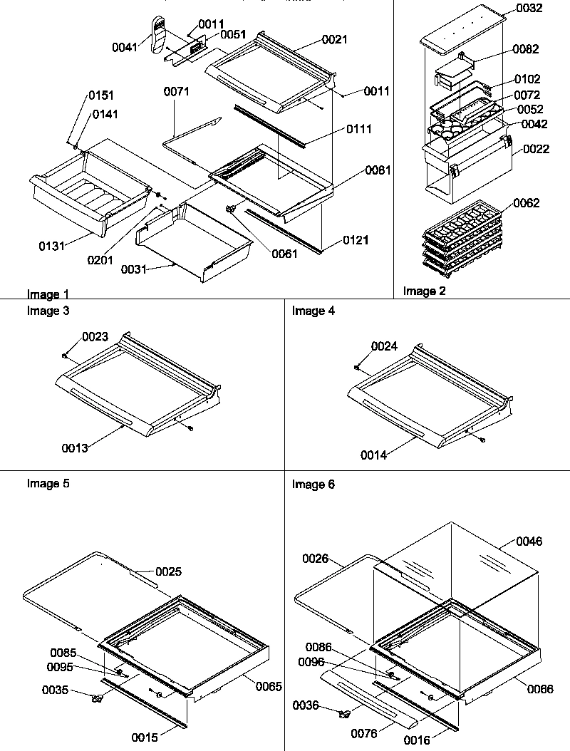 04 - DELI, SHELVES, CRISPER ASSEMBLIES & ACS