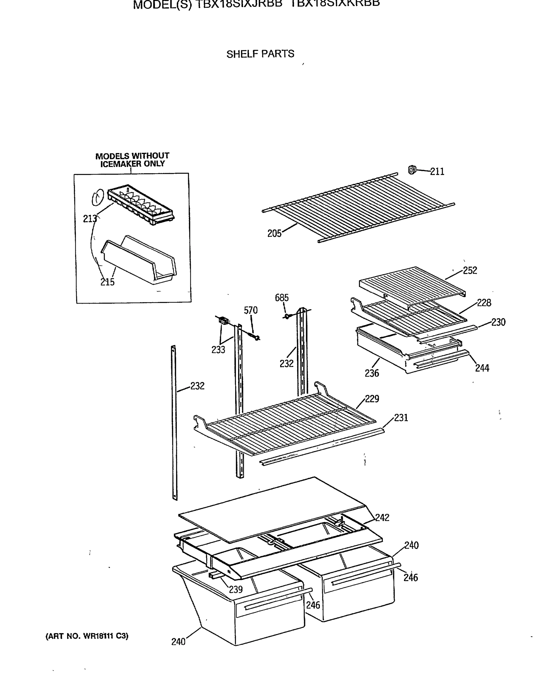 SHELF PARTS