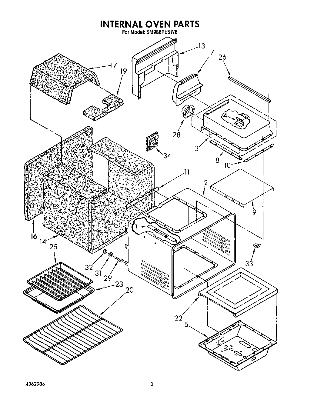 02 - INTERNAL OVEN, LIT/OPTIONAL