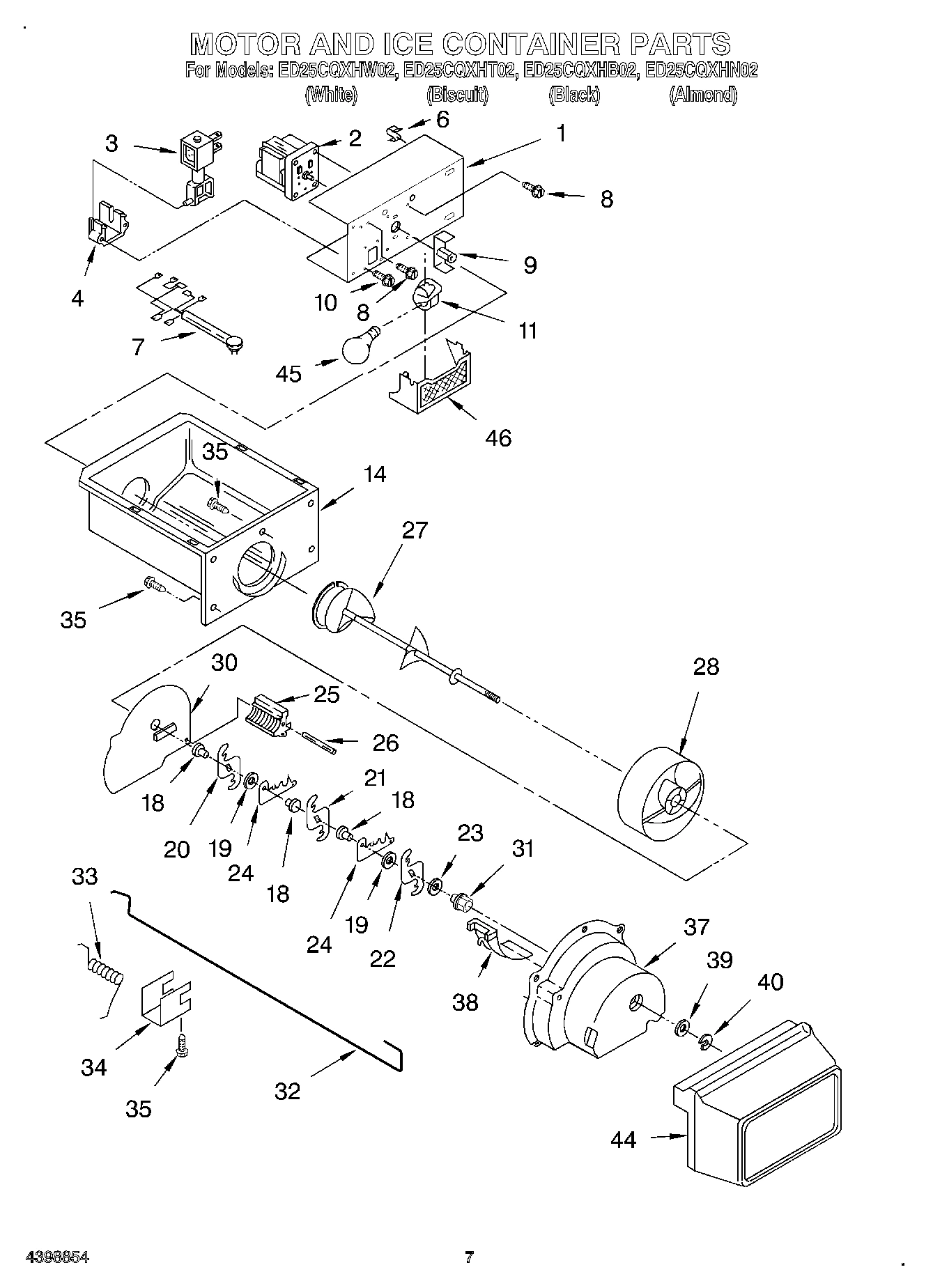05 - MOTOR AND ICE CONTAINER