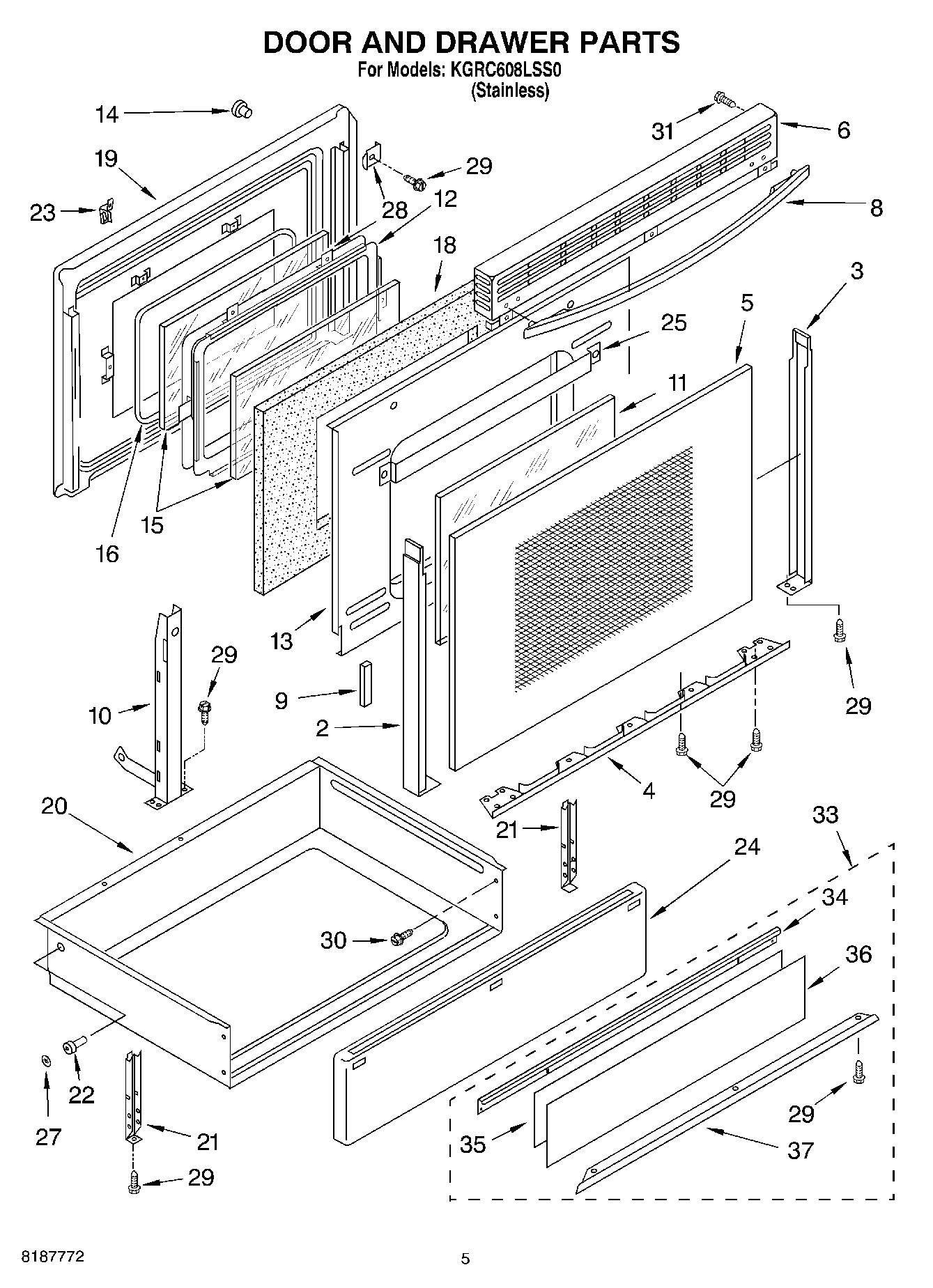 04 - DOOR AND DRAWER PARTS