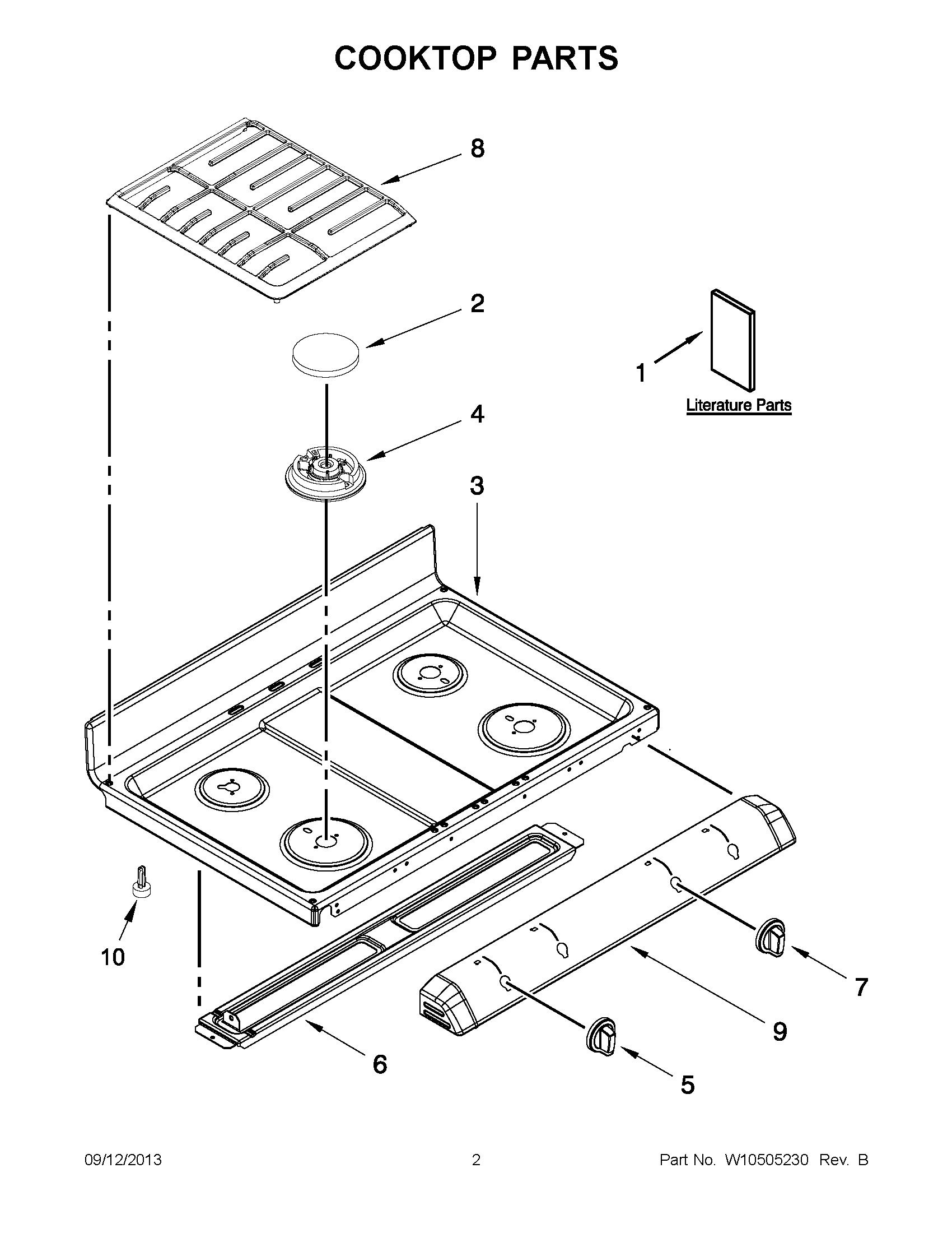 02 - COOKTOP PARTS