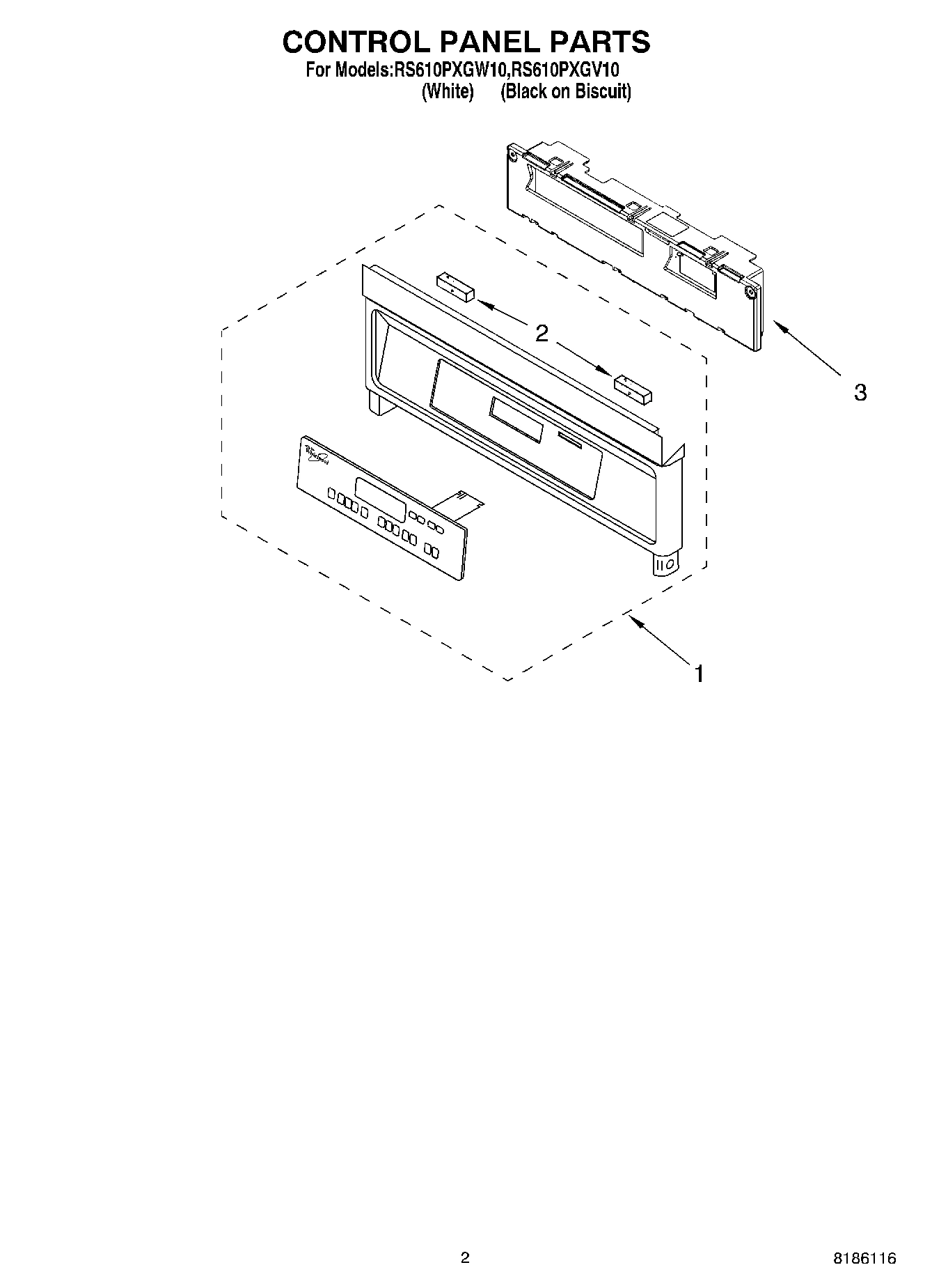 02 - CONTROL PANEL PARTS
