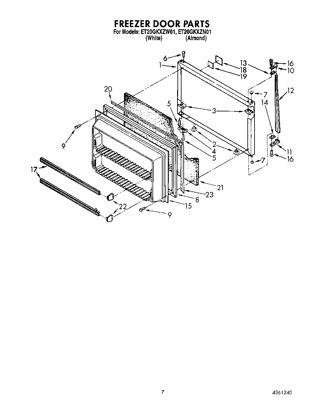 06 - FREEZER DOOR