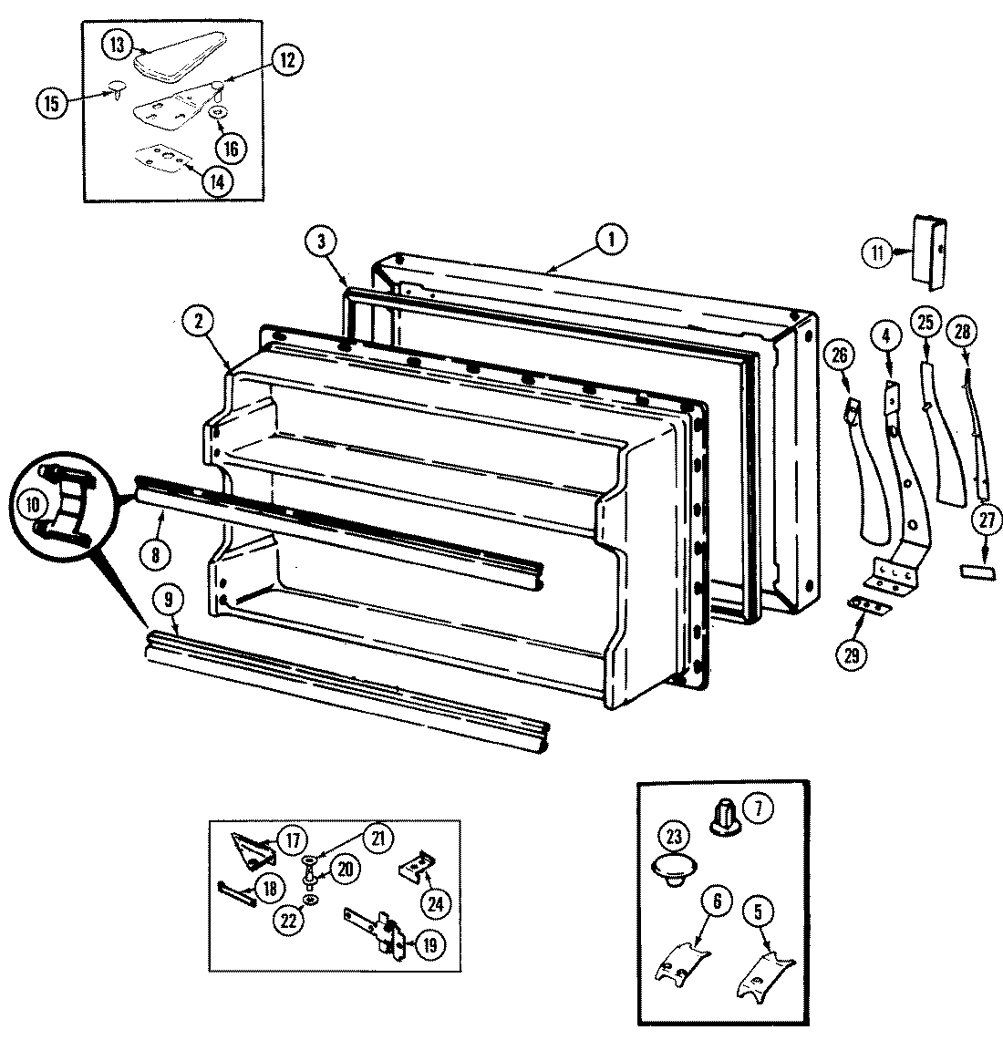 03 - FREEZER DOOR