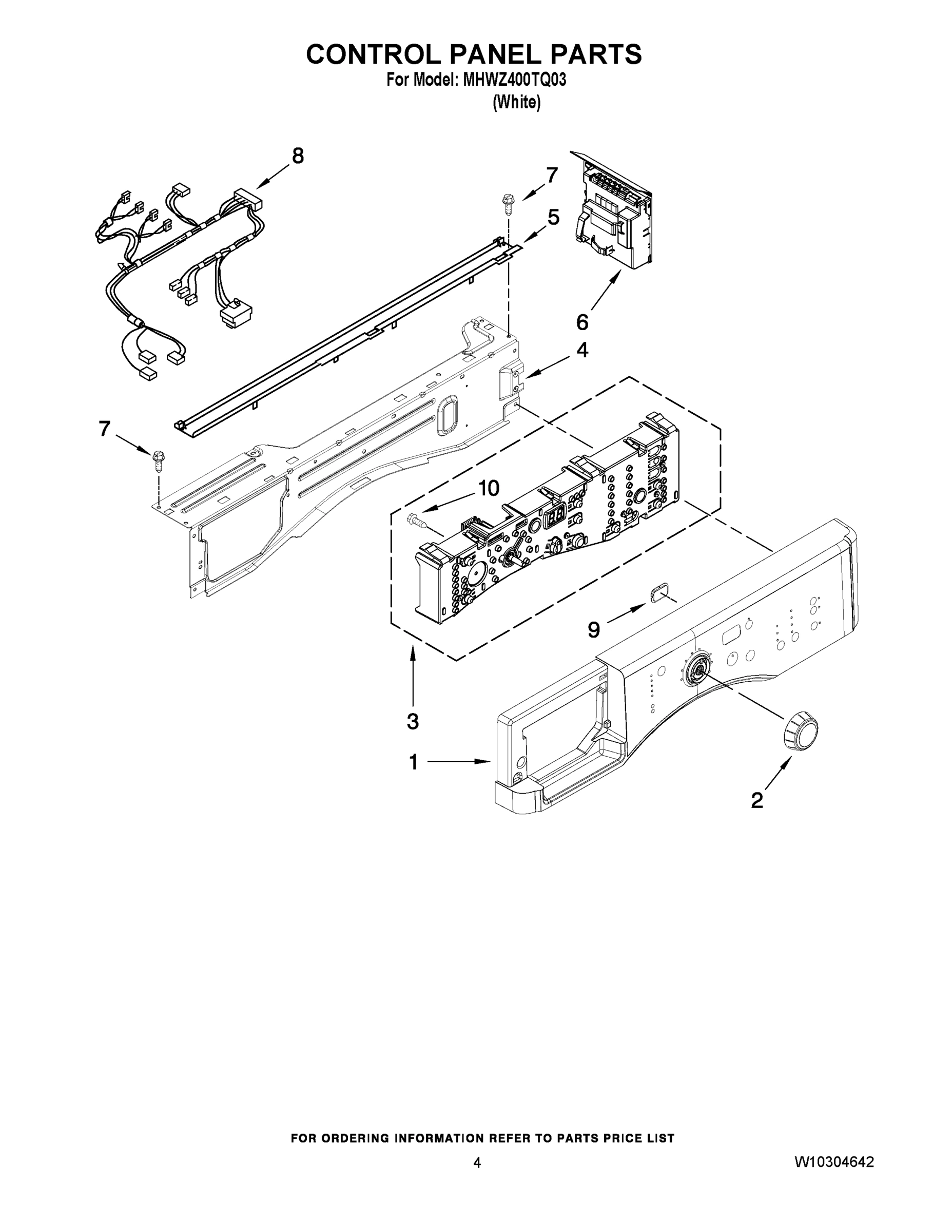 03 - CONTROL PANEL PARTS