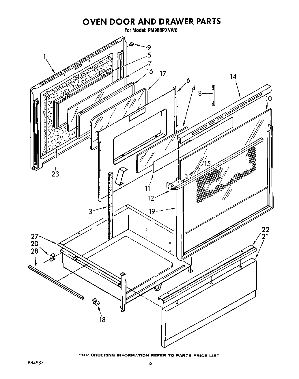 04 - OVEN DOOR AND DRAWER
