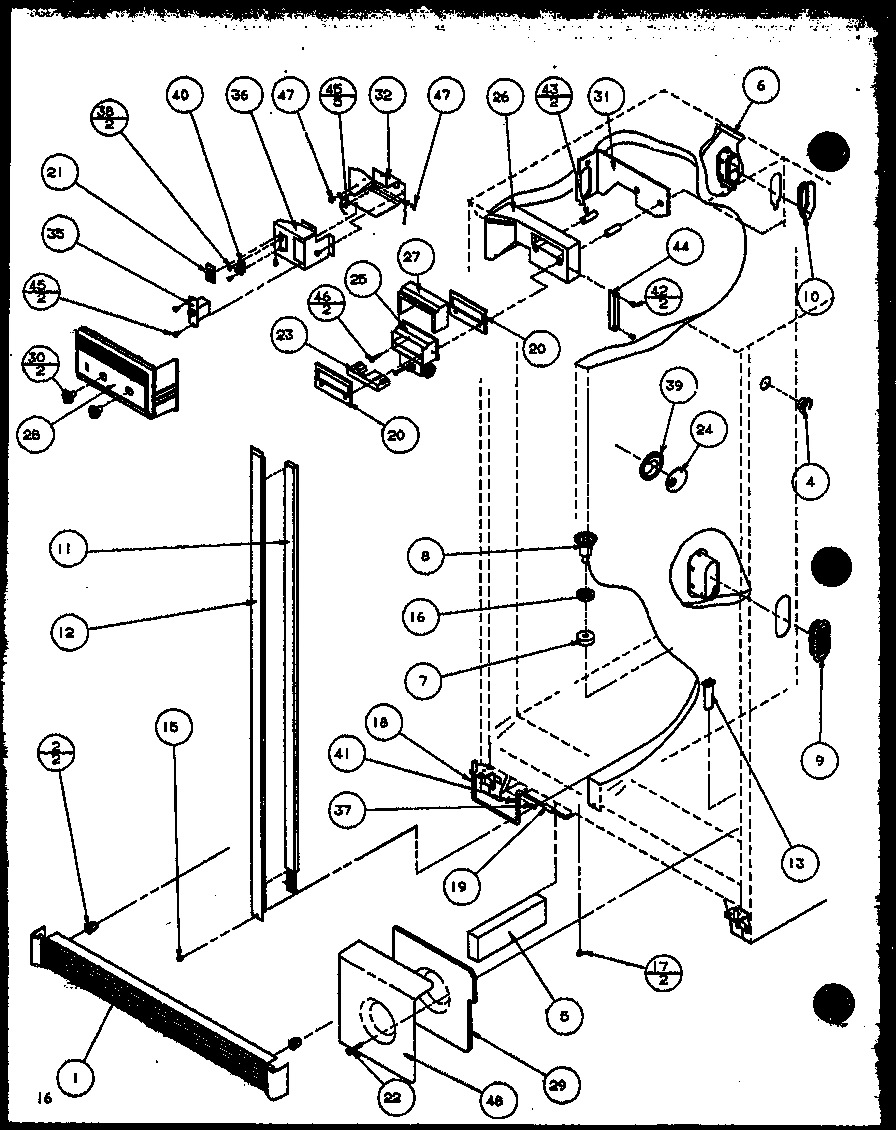 14 - REF/FZ CONTROLS AND CABINET PART