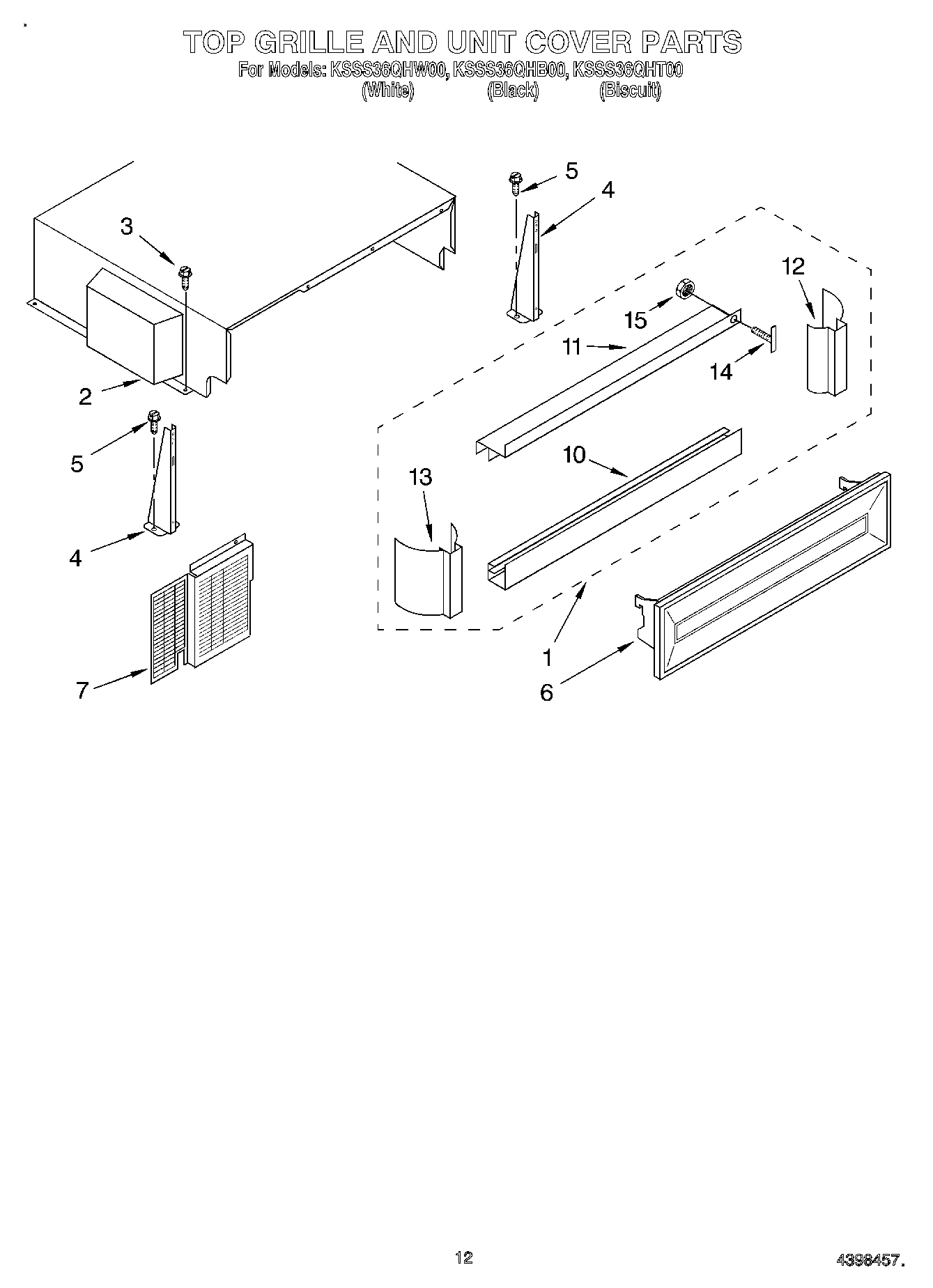 09 - TOP GRILL AND UNIT COVER