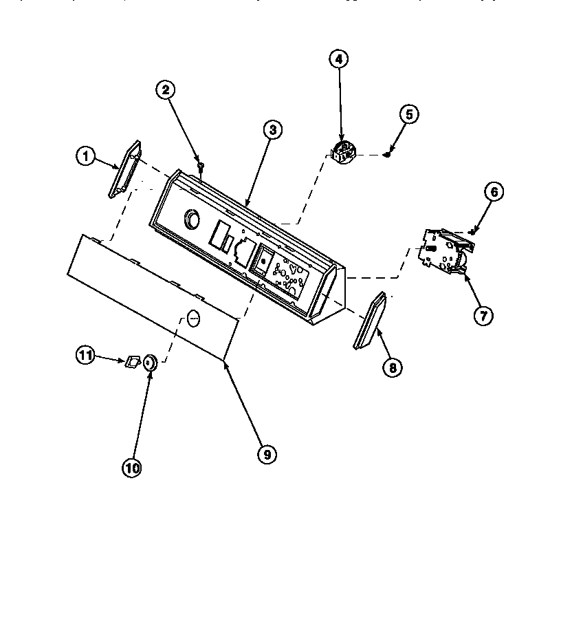 08 - GRAPHIC PANEL, CONTROL HOOD AND CONTROLS