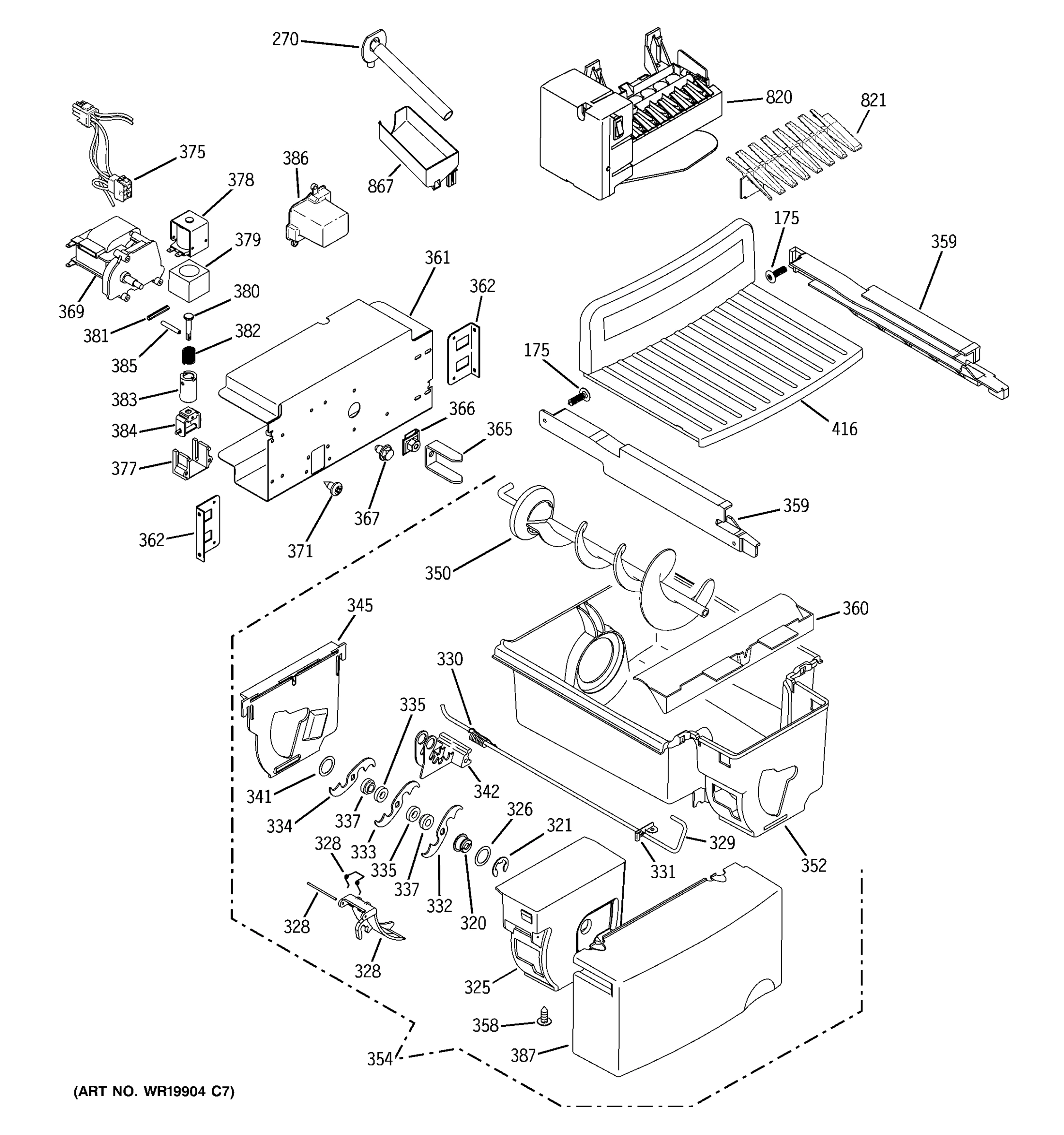 ICE MAKER & DISPENSER