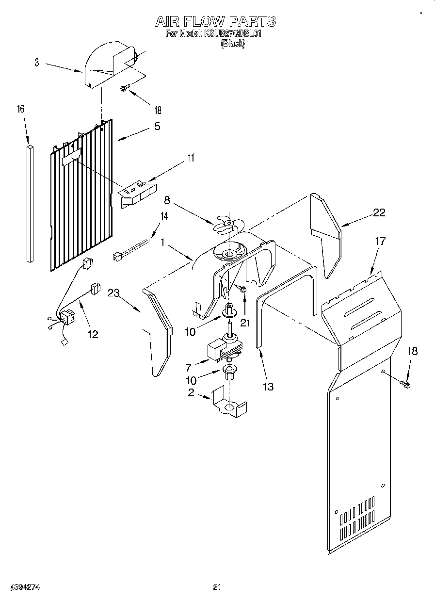 12 - AIR FLOW, LIT/OPTIONAL