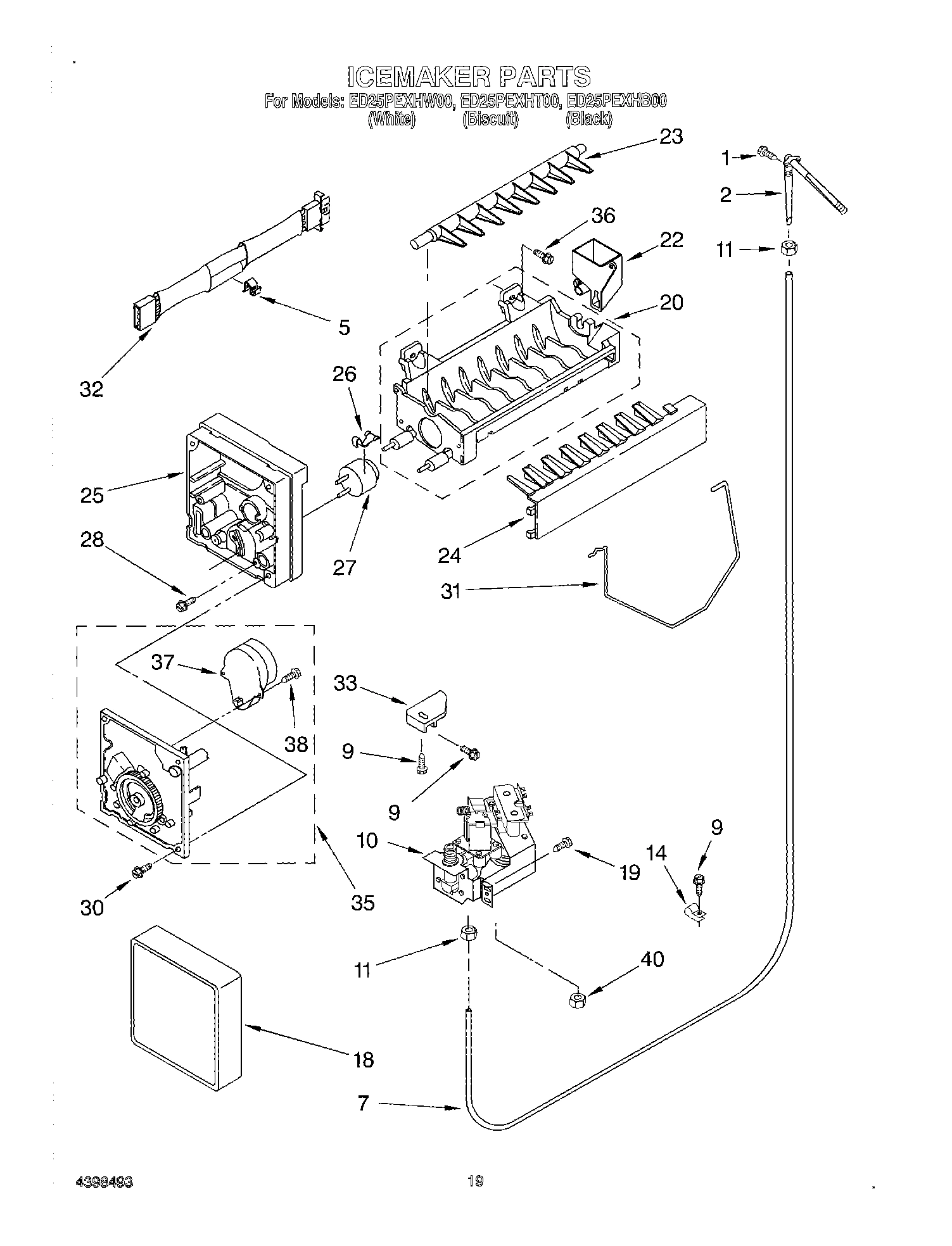 12 - ICE MAKER, OPTIONAL