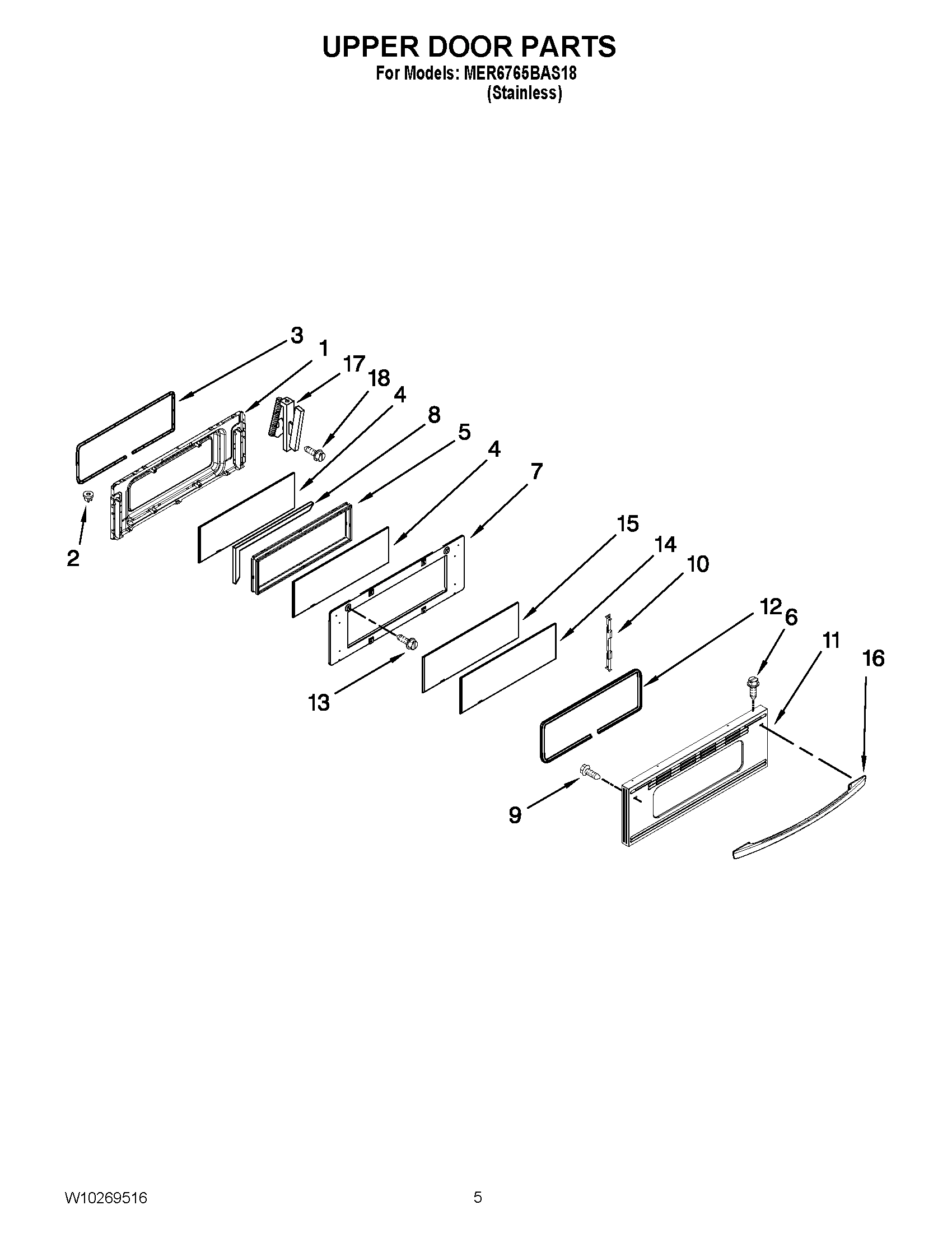 04 - UPPER DOOR PARTS