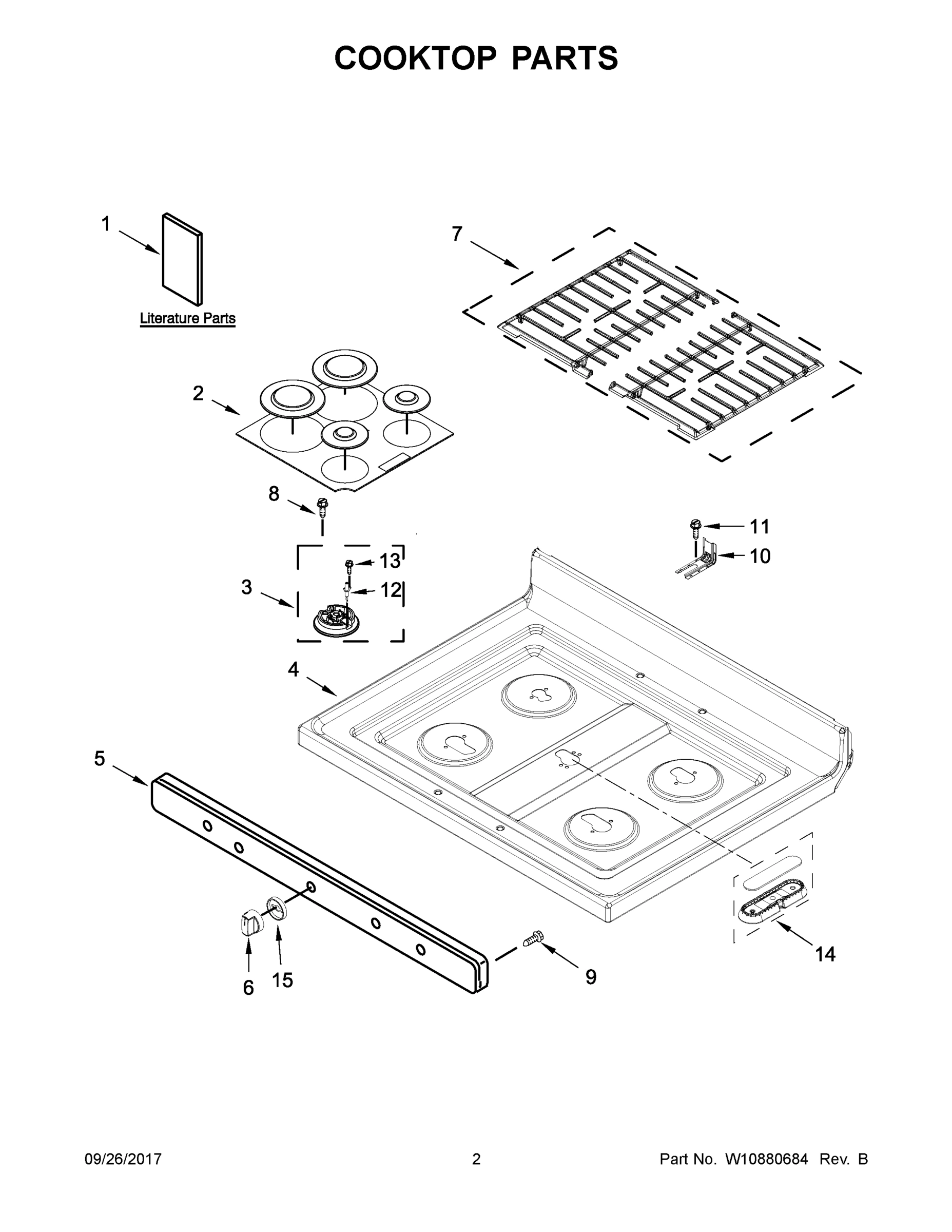 02 - COOKTOP PARTS