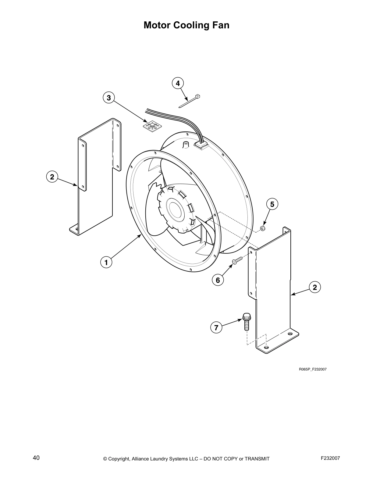 Motor Cooling Fan