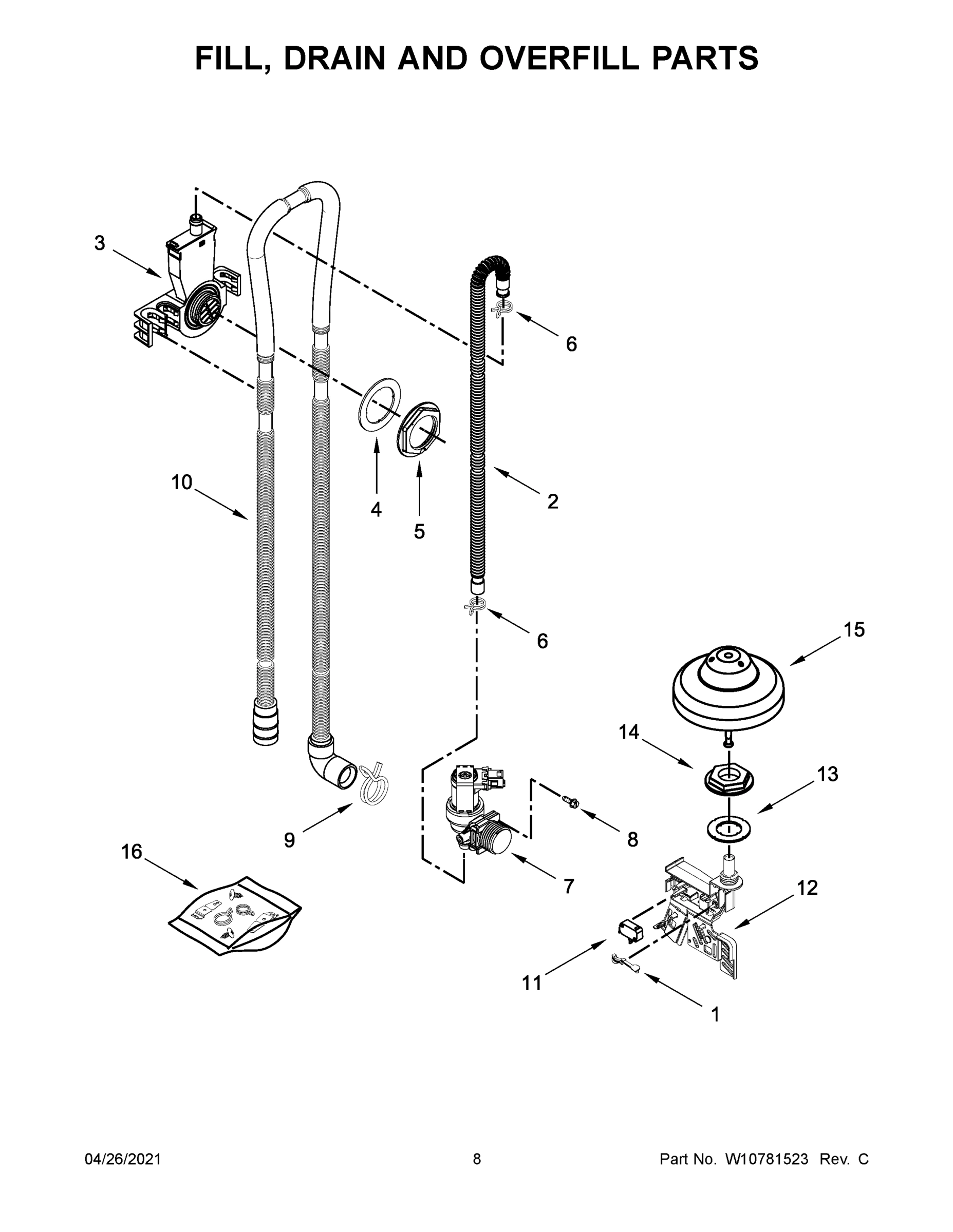 05 - FILL, DRAIN AND OVERFILL PARTS