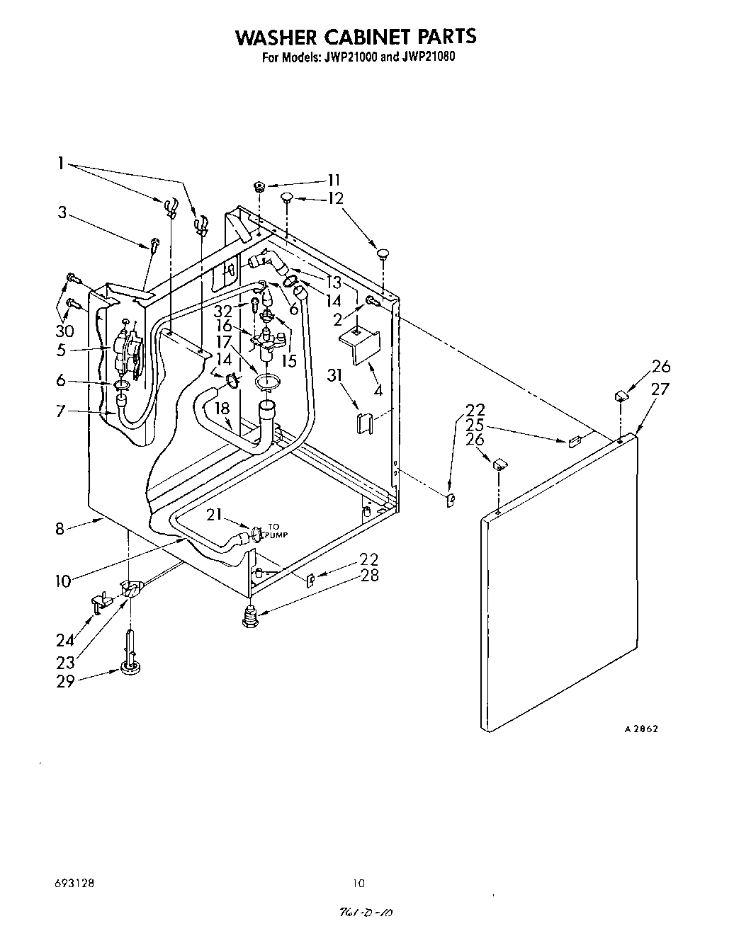 08 - WASHER CABINET