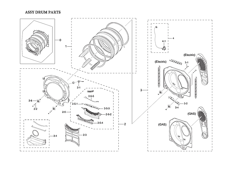 DRUM PARTS ASSY