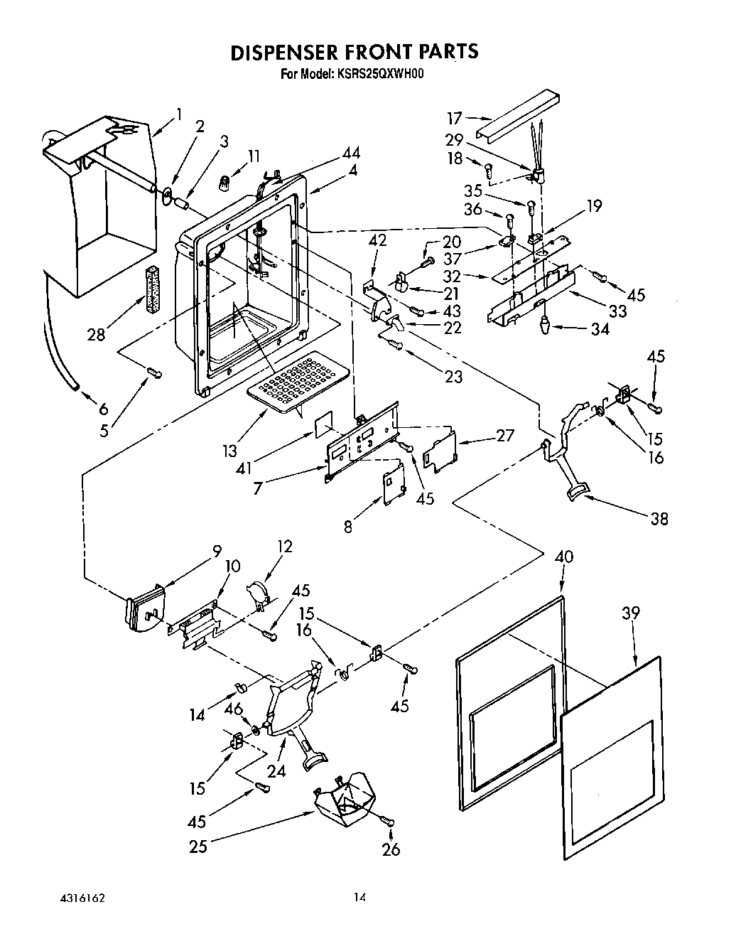 10 - DISPENSER FRONT