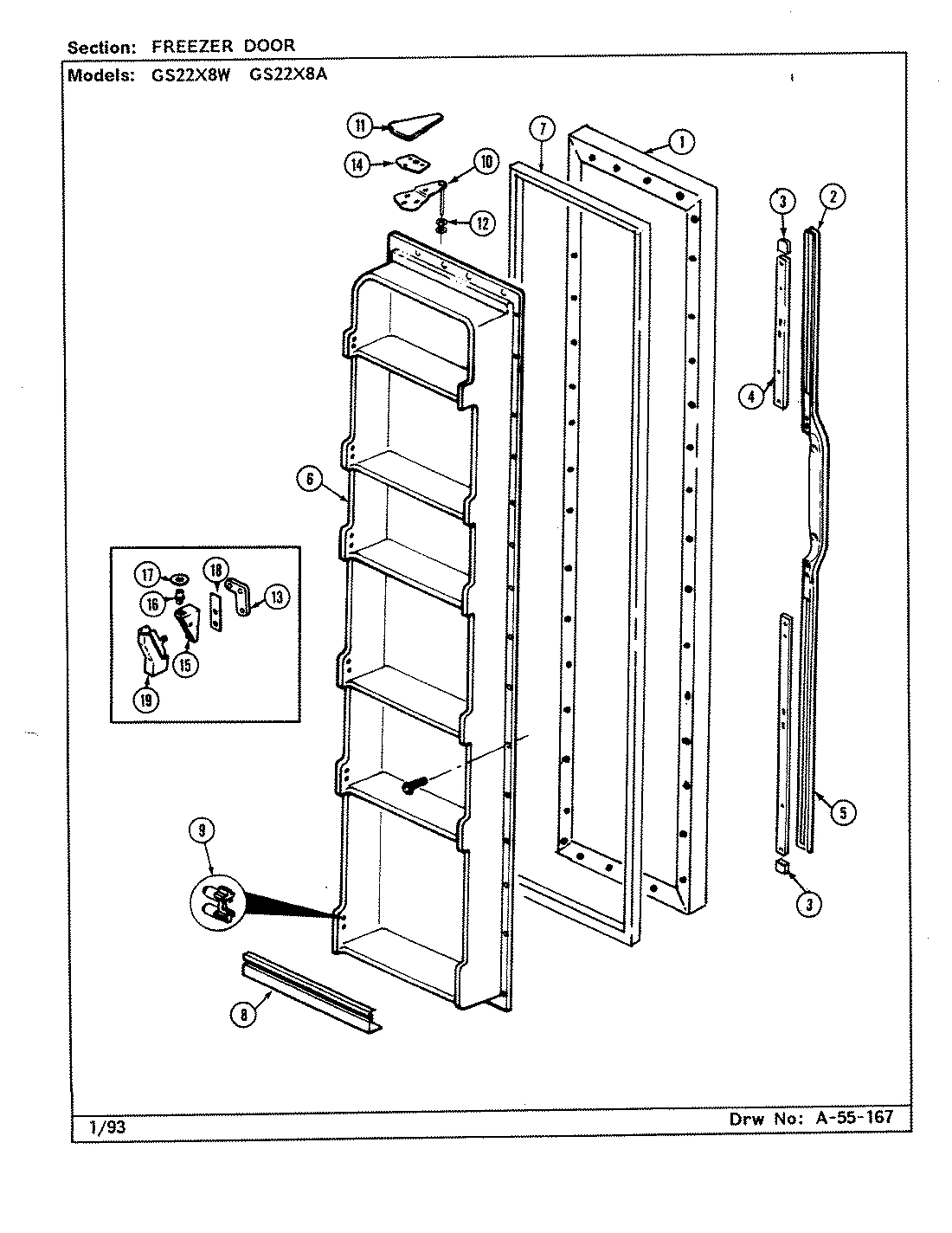 02 - FREEZER DOOR
