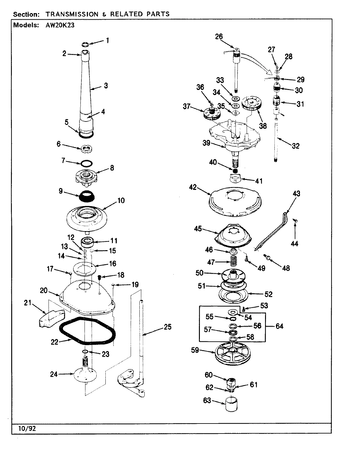 04 - TRANSMISSION & RELATED PARTS (REV. A-D)