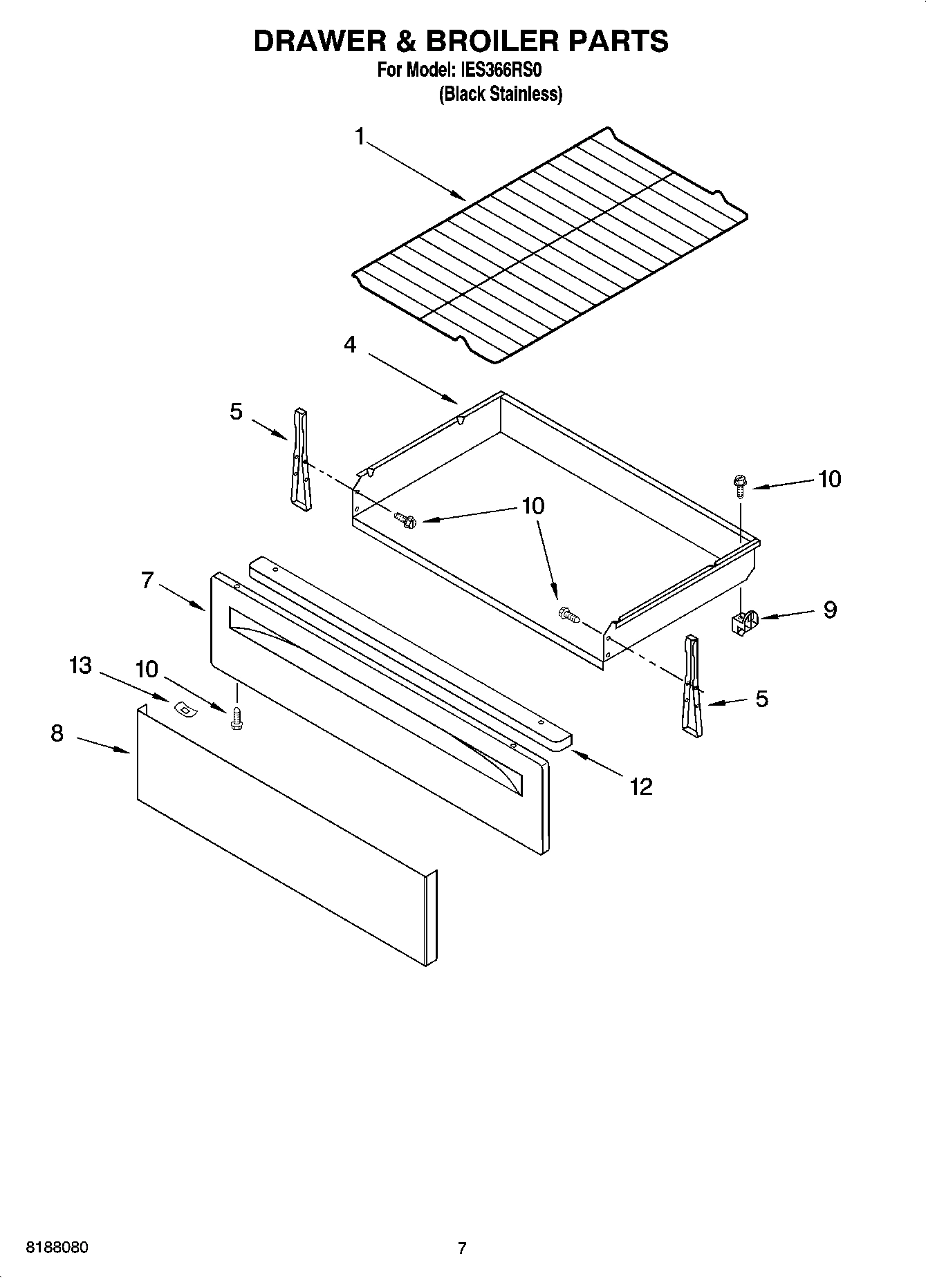 05 - DRAWER & BROILER PARTS