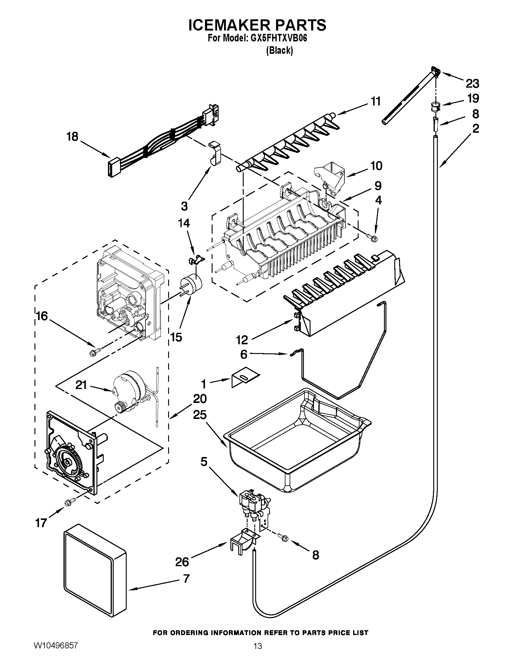 08 - ICEMAKER PARTS