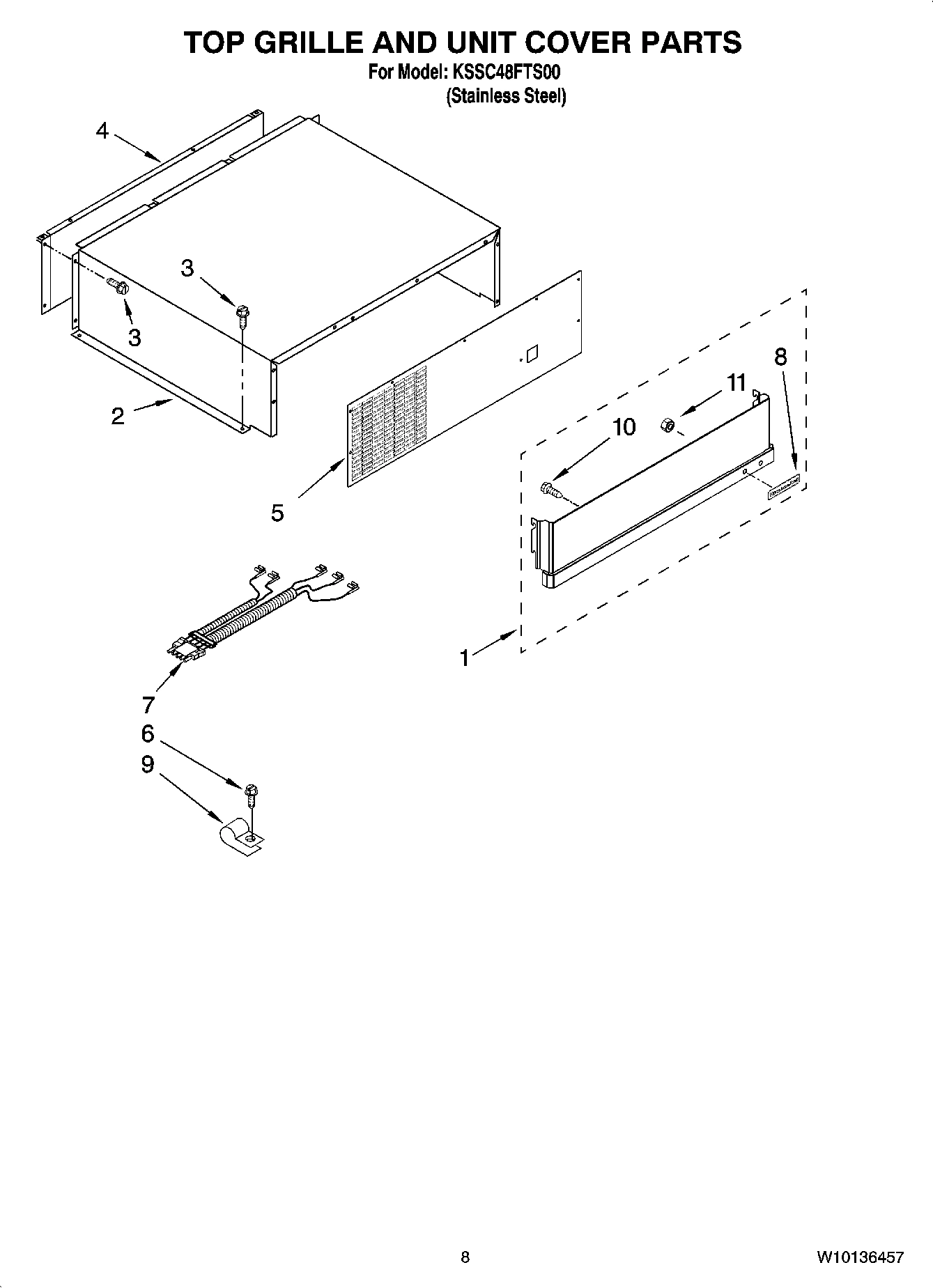 06 - TOP GRILLE AND UNIT COVER PARTS