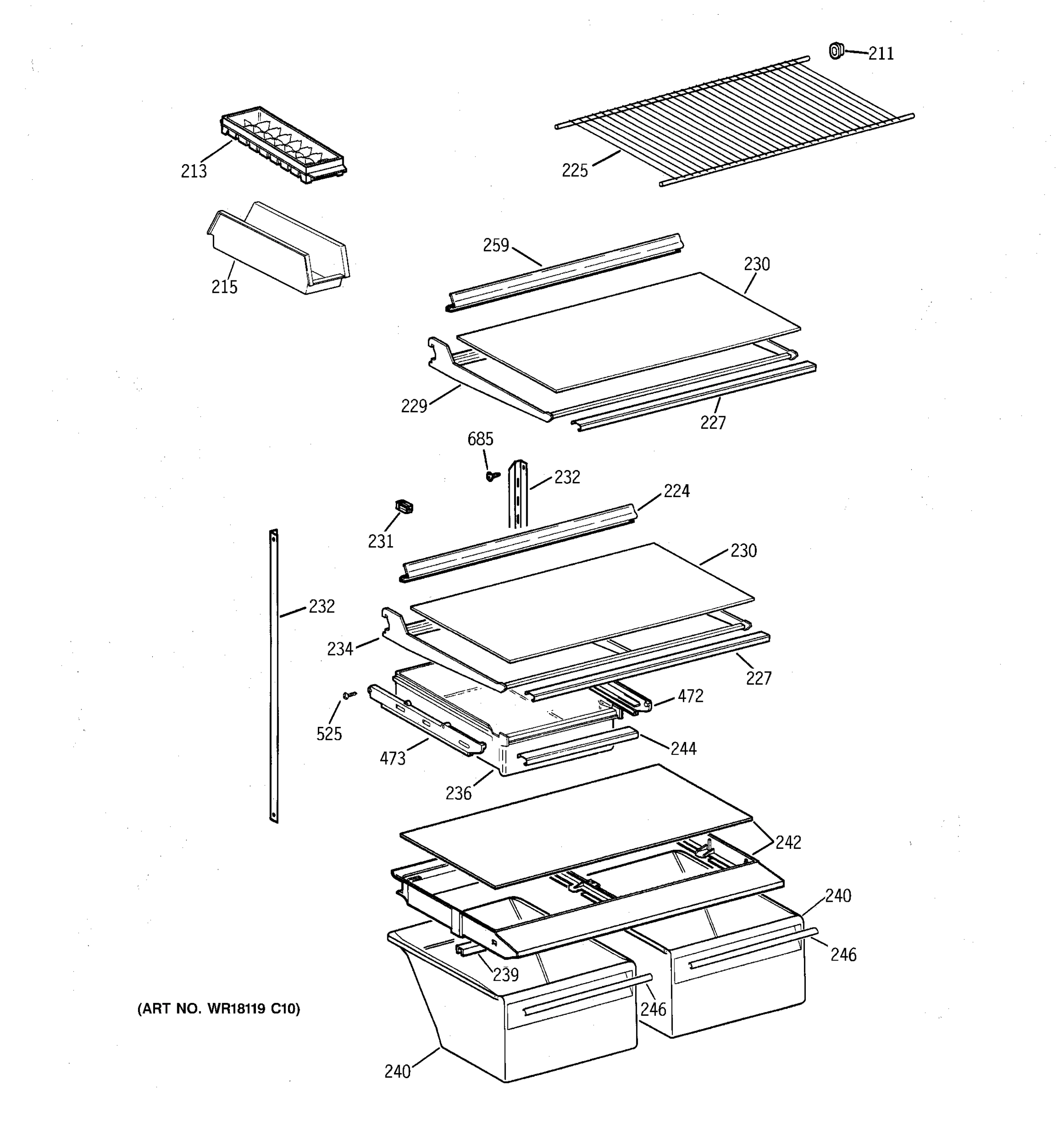 SHELF PARTS