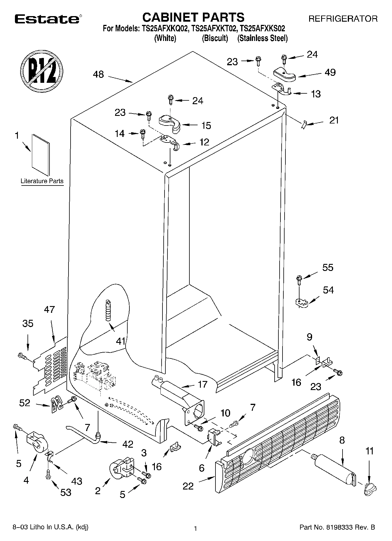01 - CABINET PARTS