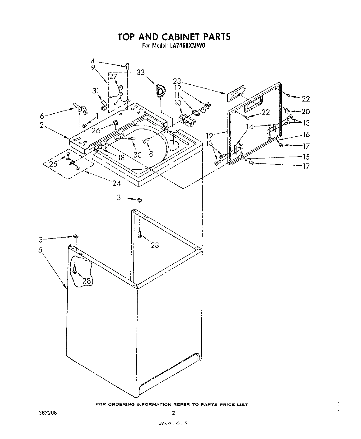 02 - TOP AND CABINET , LITERATURE AND OPTIONAL