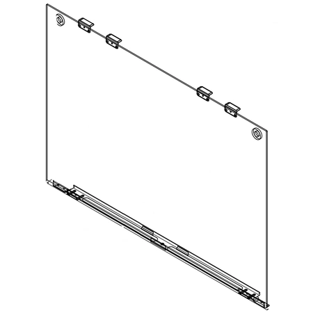 W11620553 Whirlpool Door Glass