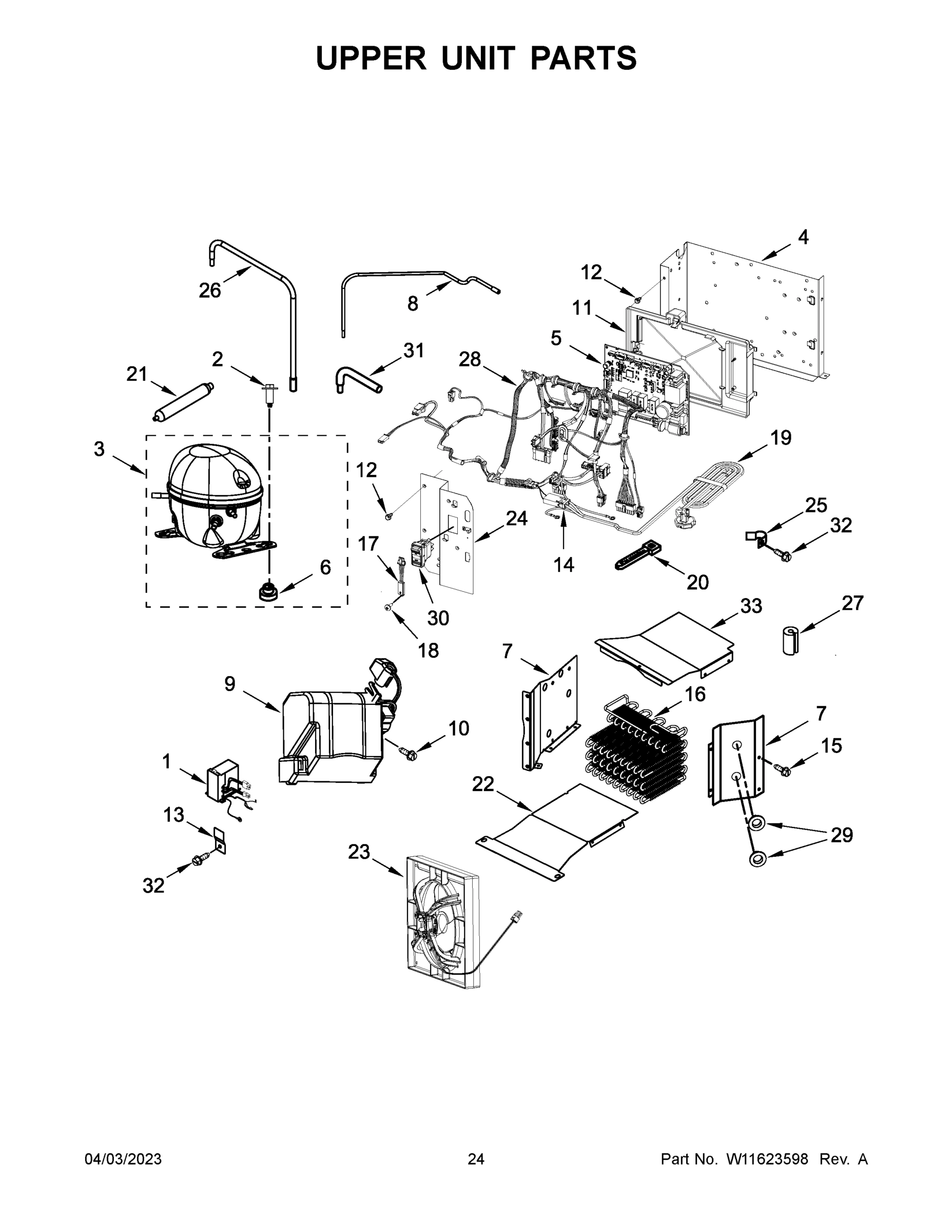13 - UPPER UNIT PARTS